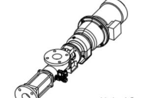 насос нефтесодержащих вод, винтовой насос НСВ, самовсасывающий судовой насос, AEB1E100, насос 10 м3/ч 4 бар, насос льяльных вод, насос РМРС