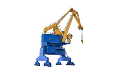 четырёхзвенный портальный кран, четырехзвенный портальный кран, four link portal crane, портовый кран 32 т, портальный кран 360 градусов, кран для контейнерного терминала, портальный кран с грейфером, кран для навалочных грузов, купить портальный кран, поставка портовых кранов, «Кронштадт» краны